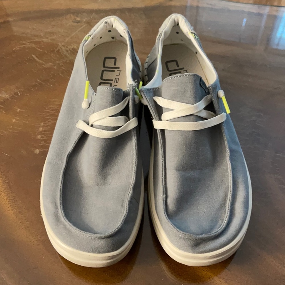 Hey dude Wendy rise chambray abyss blue size 8
